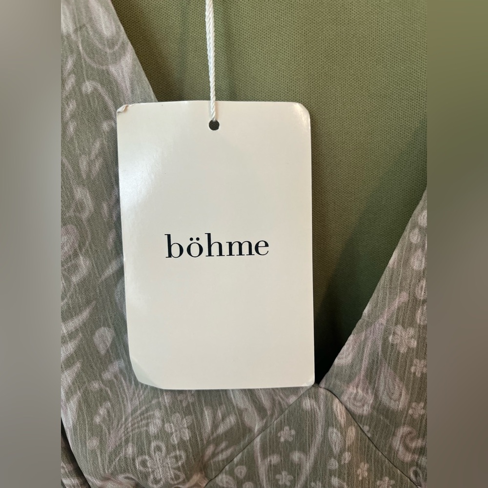 NWT Bohme Green Kasen Maxi Dress Size M - Picture 8 of 16